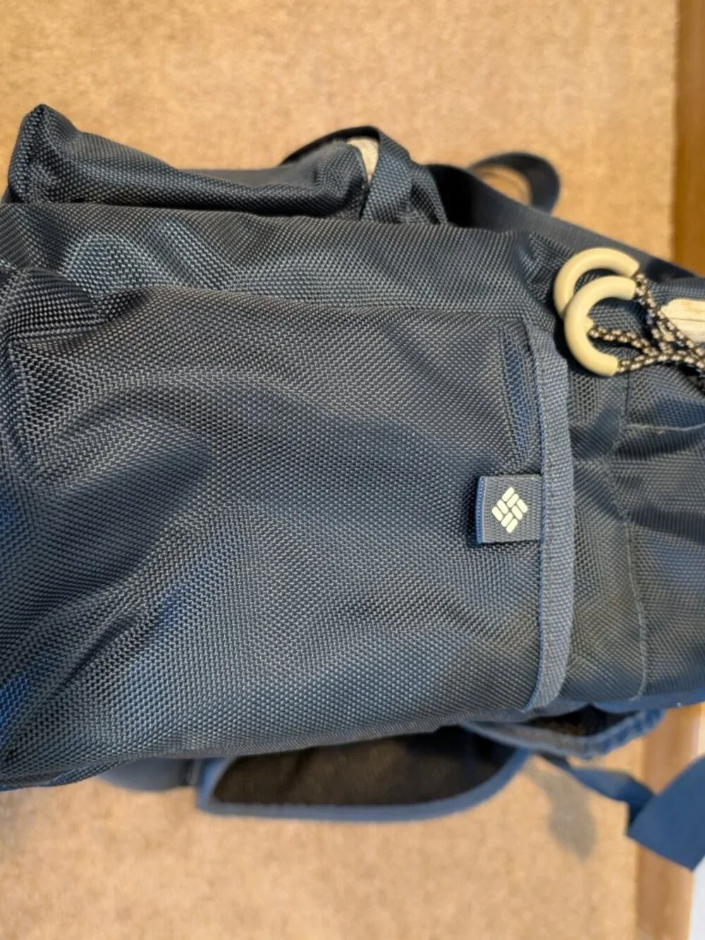 Columbia diaper bag backpack blue gray